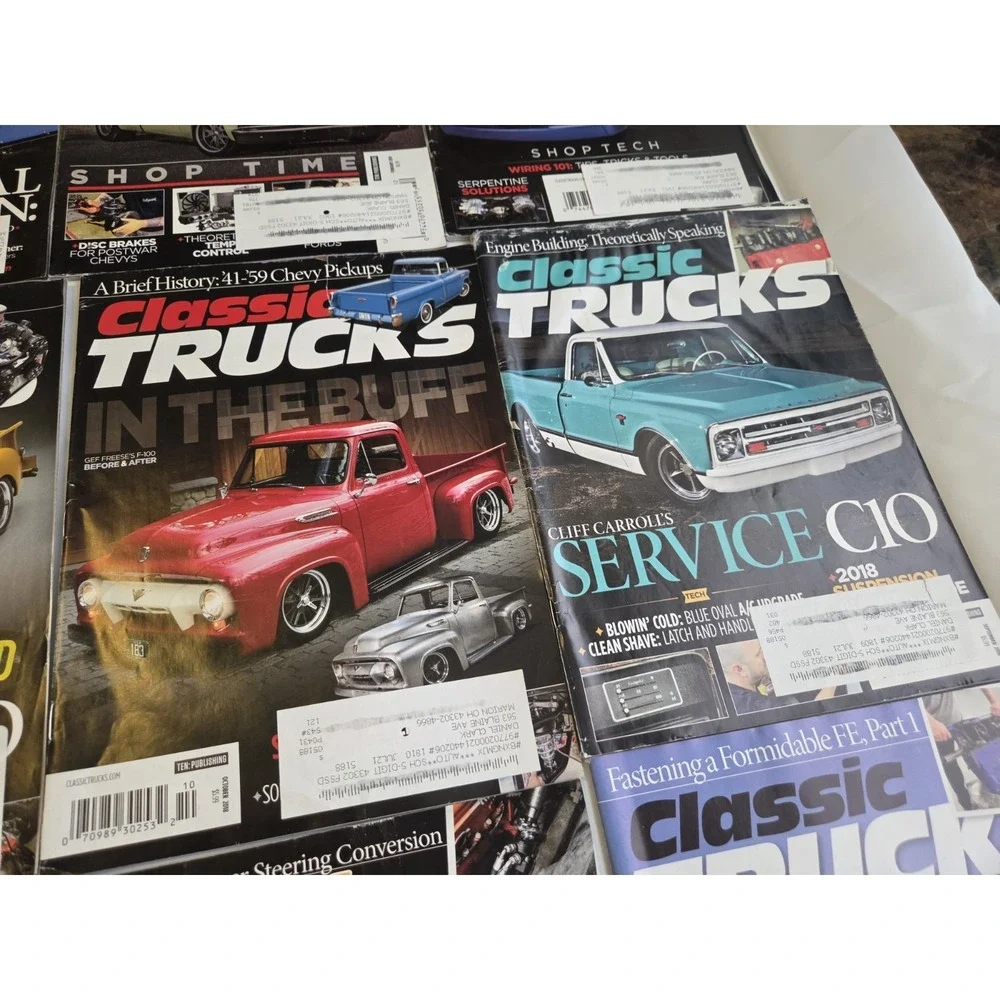 Classic Trucks Magazine Lot Of 12 Car Good Condition Supercharged Hot Rod